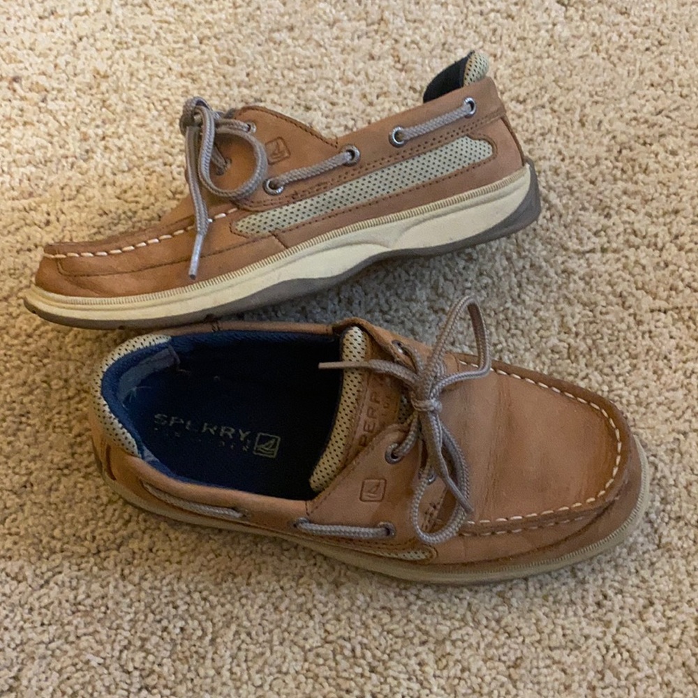 Boys Sperry Lanyard loafers